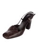 Prada Leather Slingback Pumps