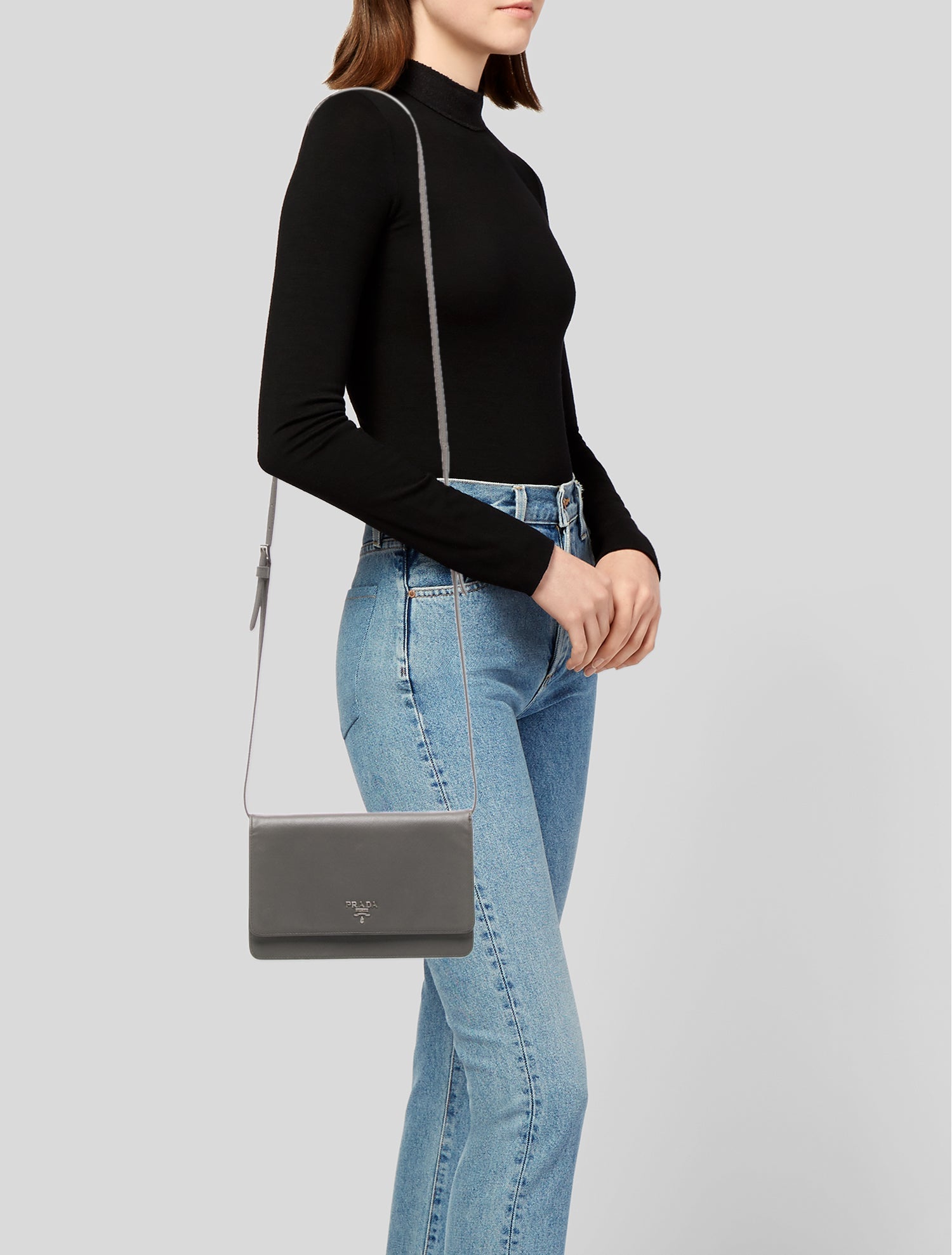 Prada Saffiano Leather Crossbody Bag