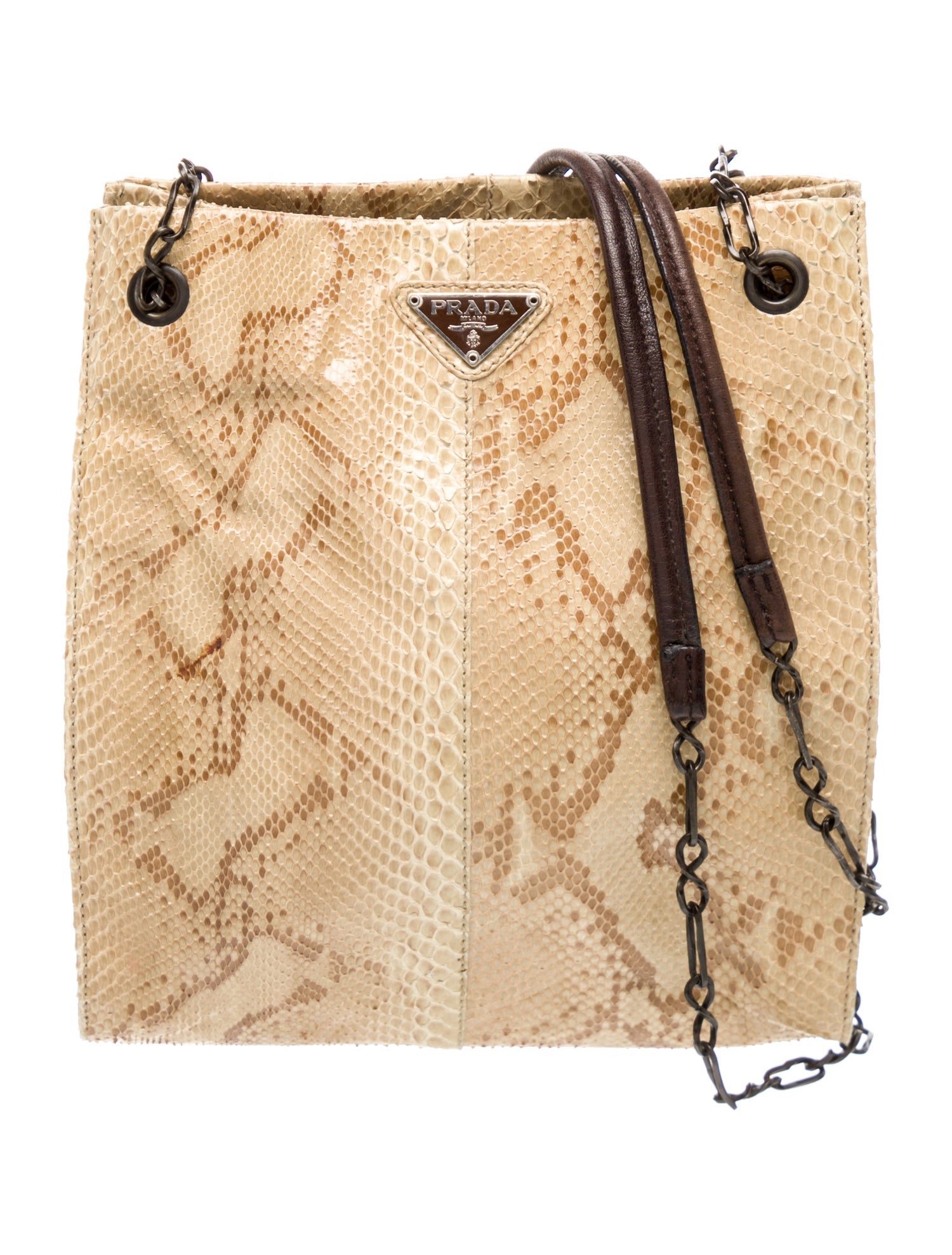 Prada Pitone Shoulder Bag