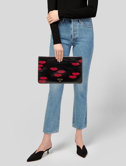 Prada Patent Leather Clutch