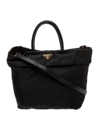 Prada Saffiano Leather Top Handle Bag