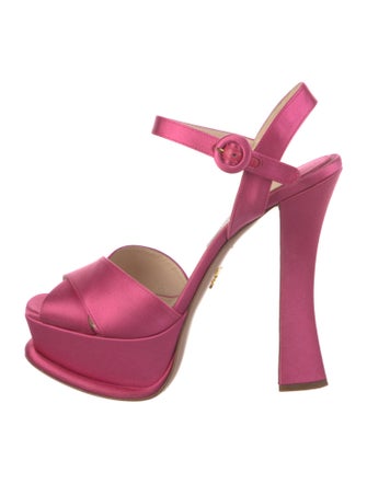 Prada Satin Sandals