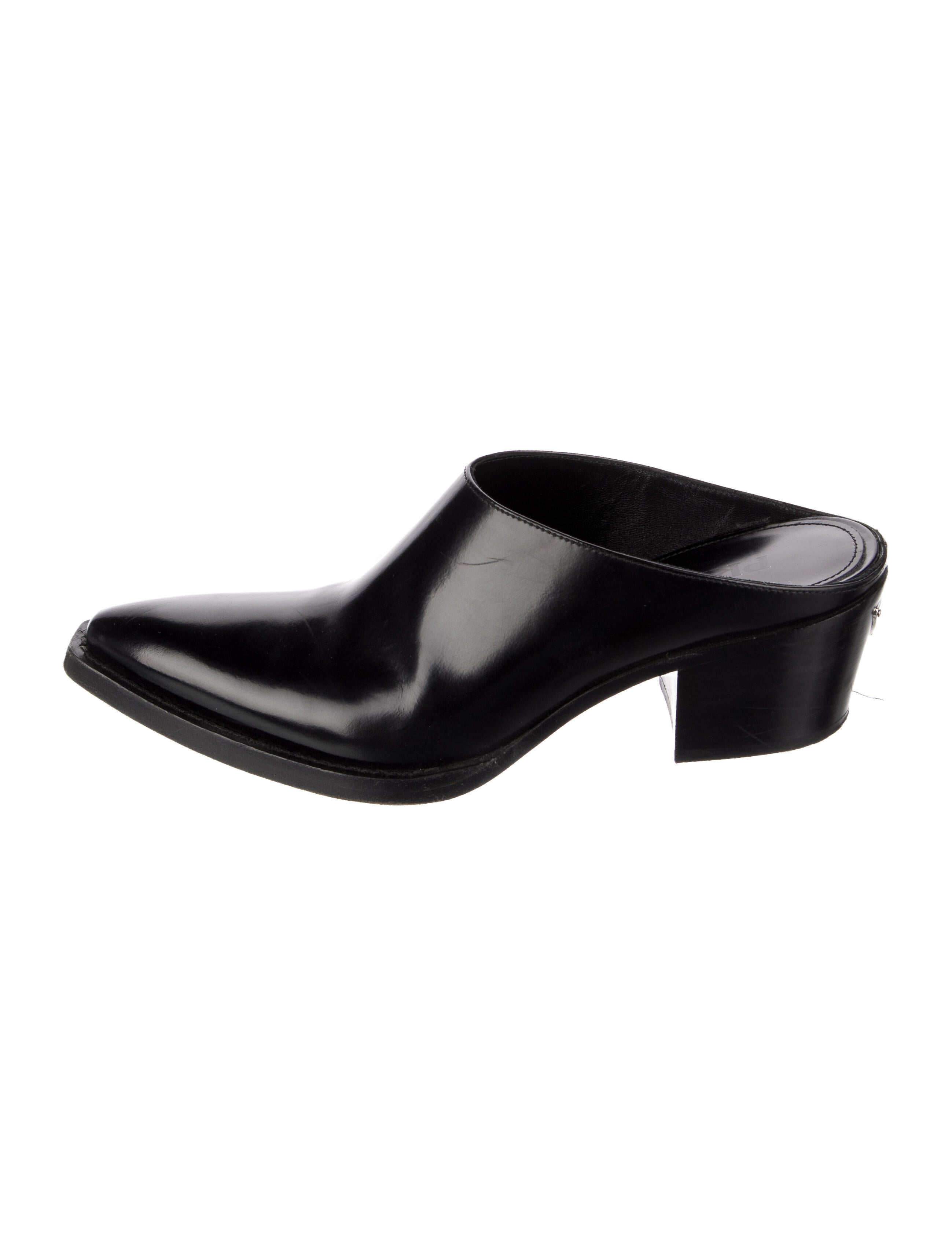 Prada Leather Mules