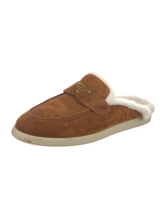 Prada Suede Slippers