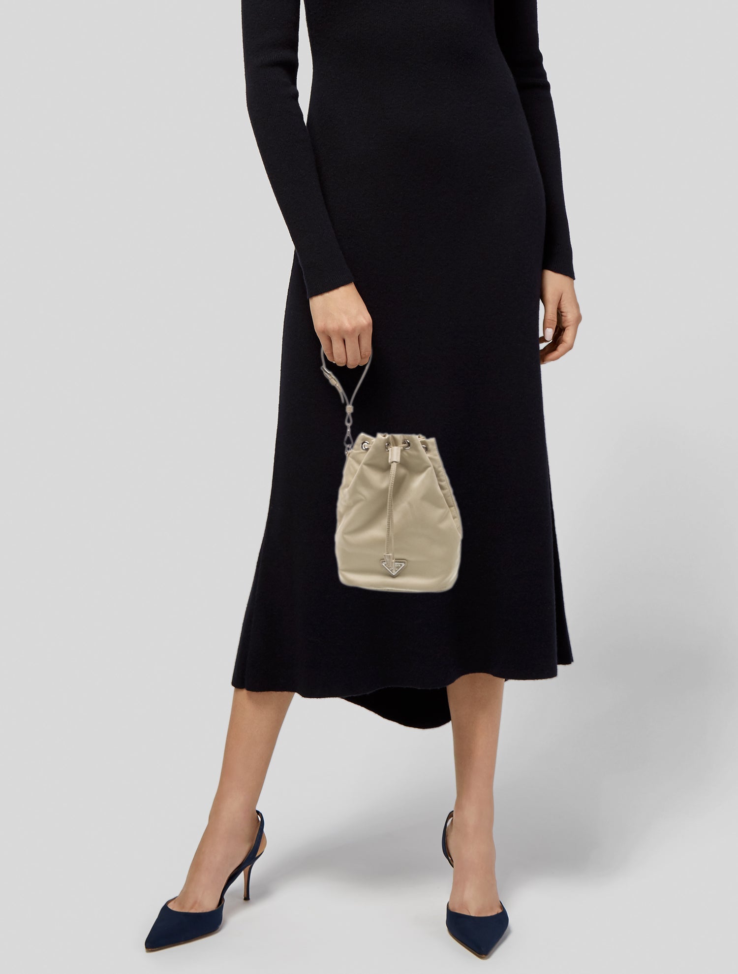 Prada Saffiano Leather Bucket Bag