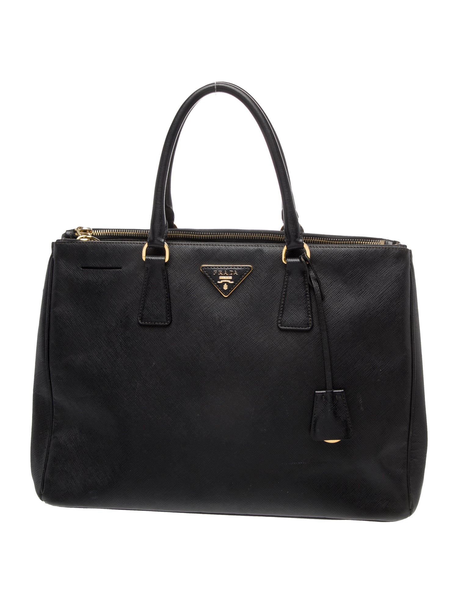 Prada Saffiano Leather Galleria Double Zip Medium