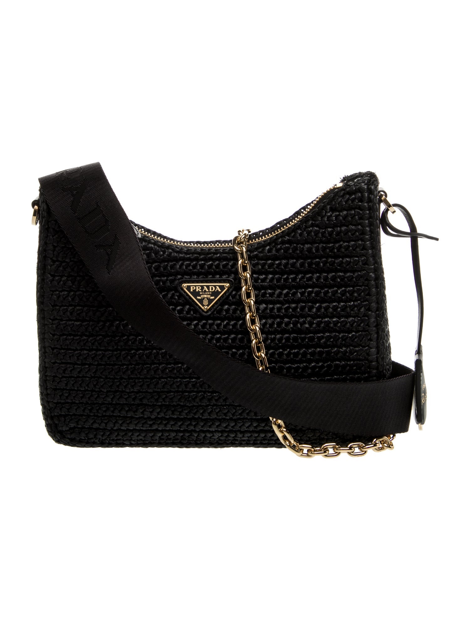 Prada Enameled Metal Triangle Re-Edition 2005