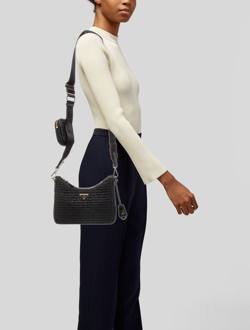 Prada Enameled Metal Triangle Re-Edition 2005