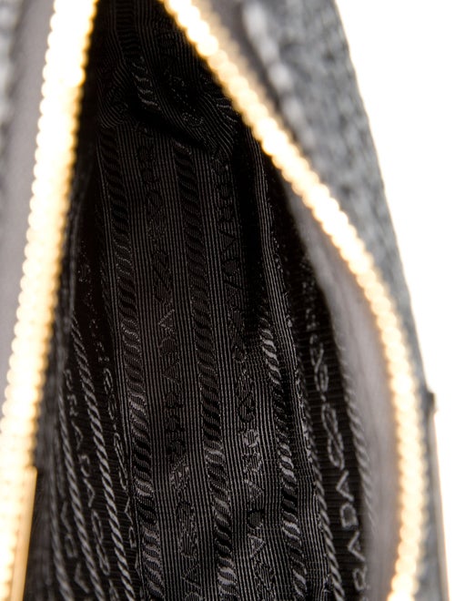 Prada Enameled Metal Triangle Re-Edition 2005