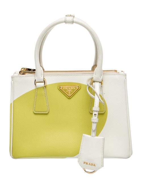 Prada Saffiano Lux Leather Galleria Double Zip