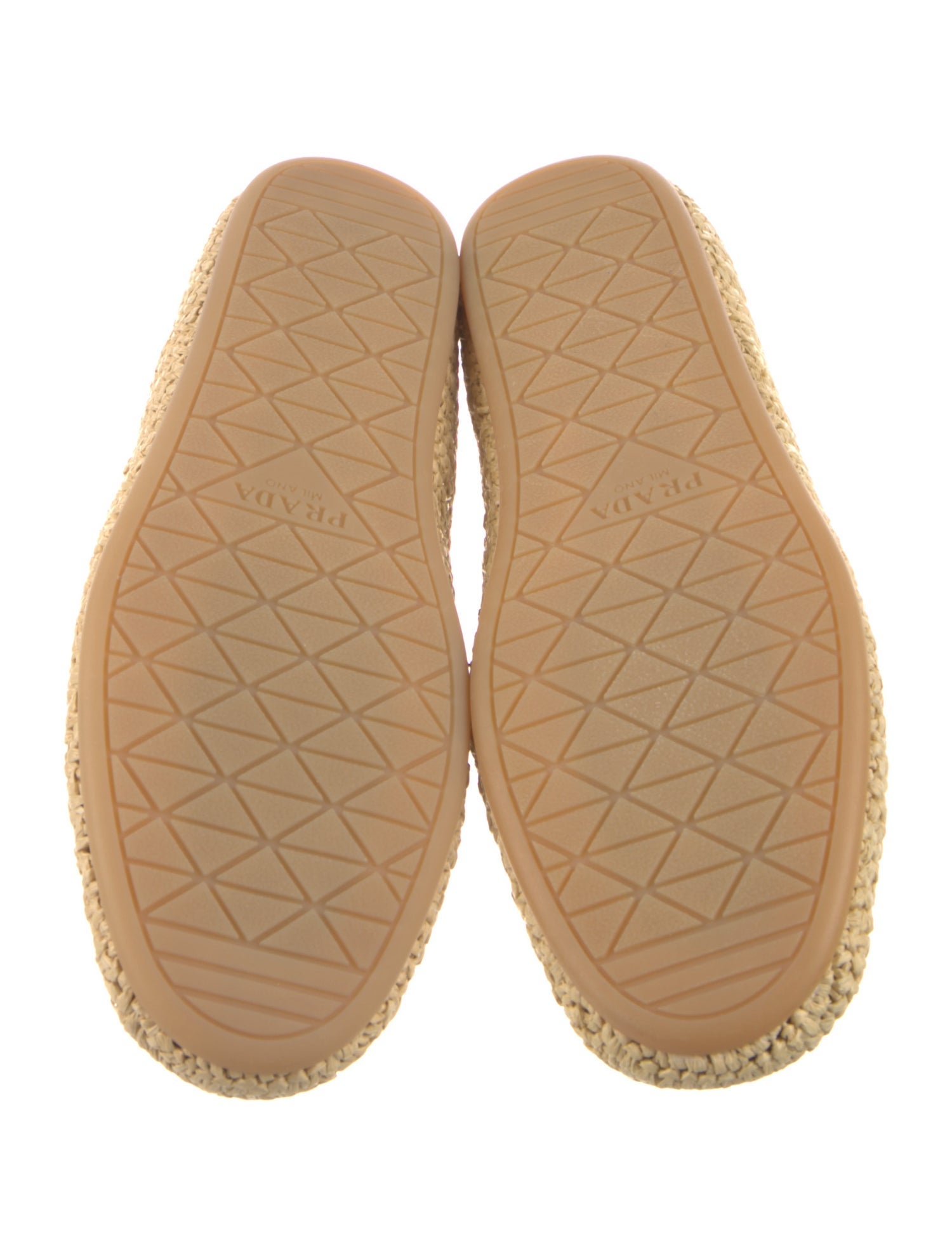 Prada Raffia Espadrilles