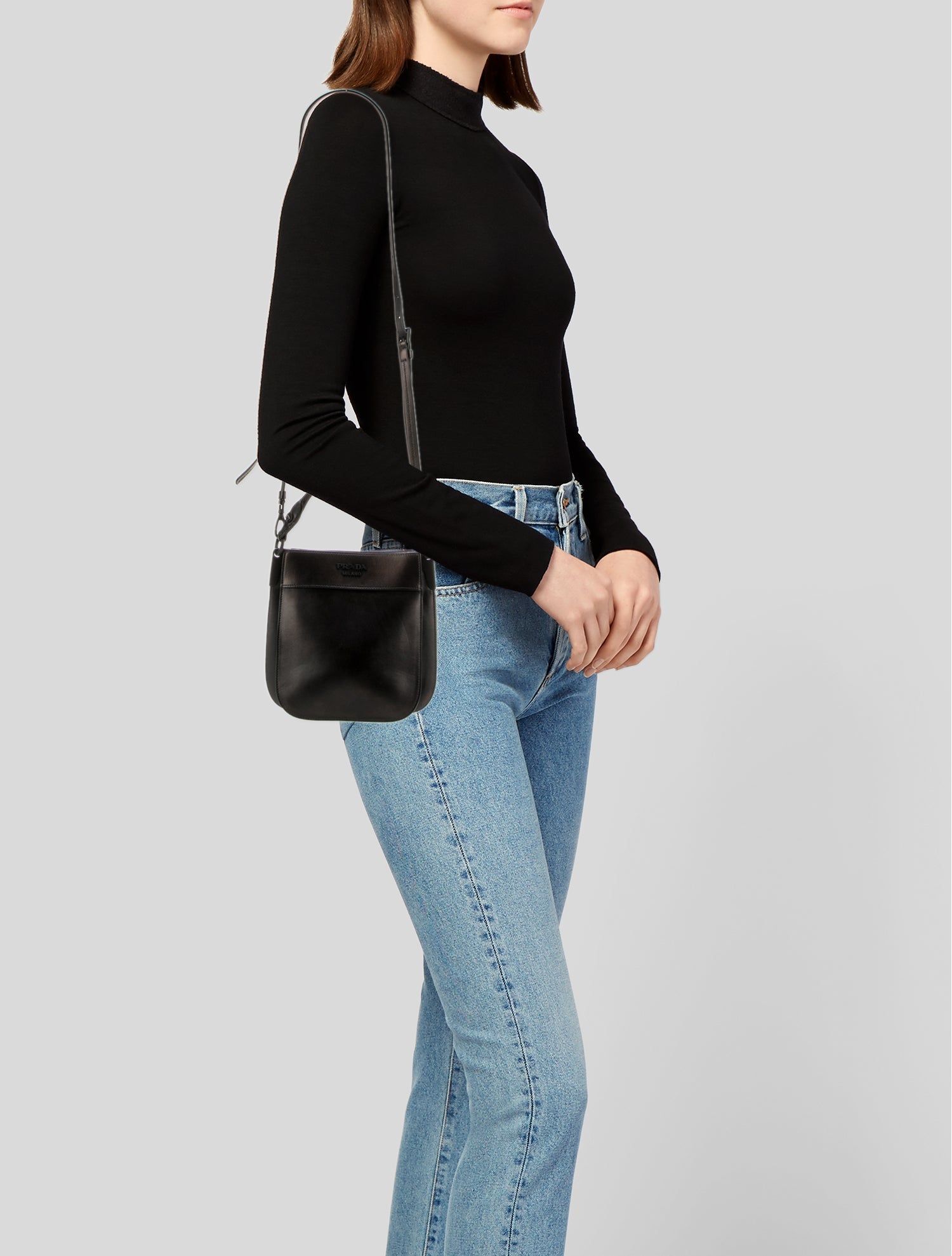 Prada City Calf Leather Margit