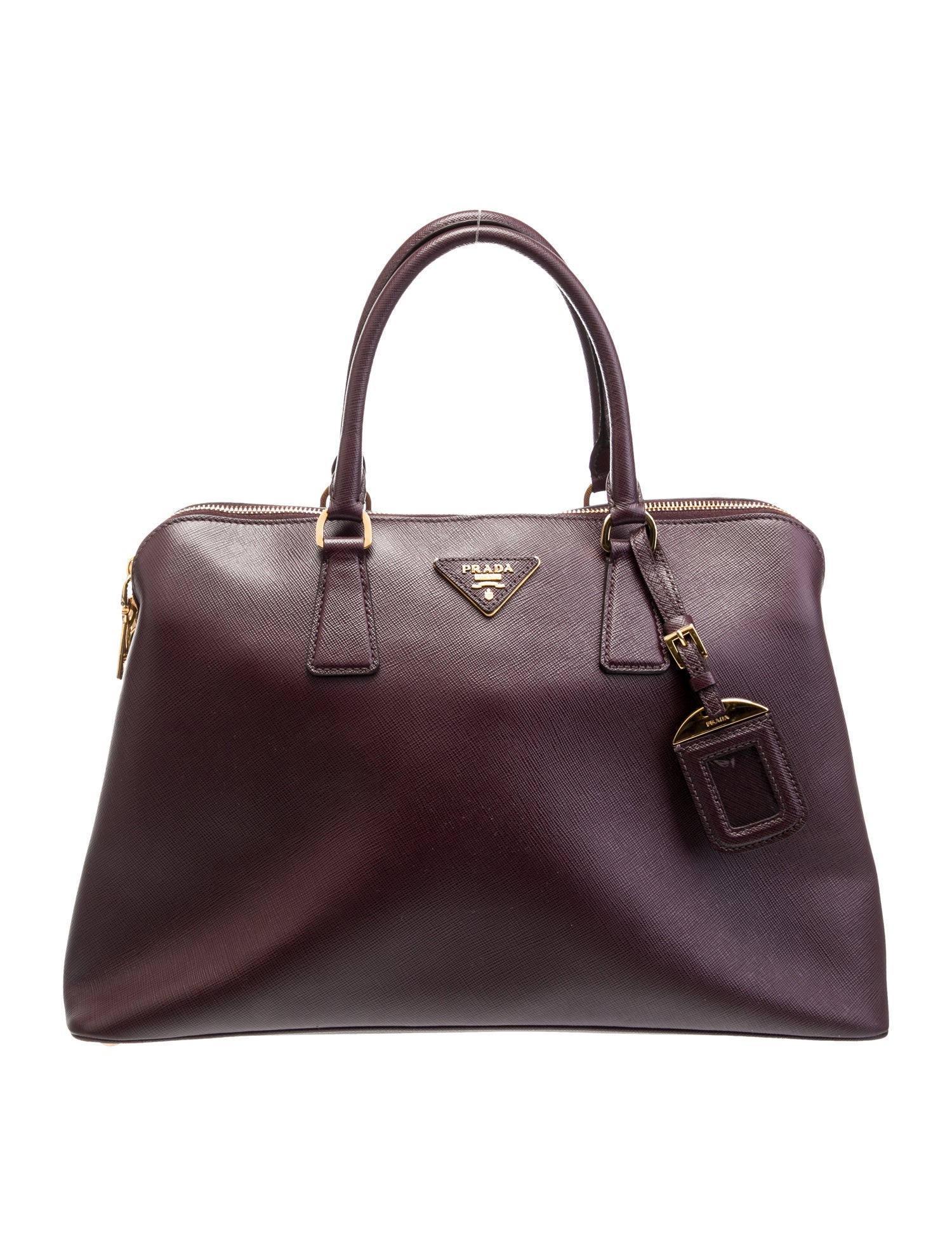 Prada Saffiano Leather Top Handle Bag