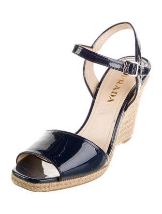 Prada Patent Leather Espadrilles