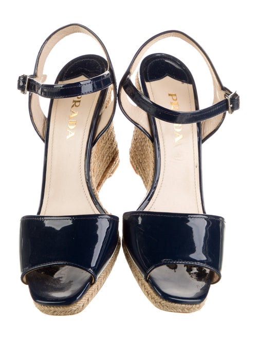Prada Patent Leather Espadrilles