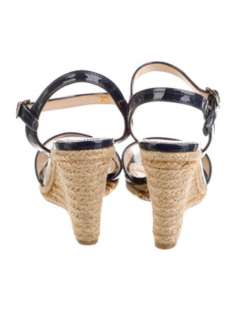 Prada Patent Leather Espadrilles