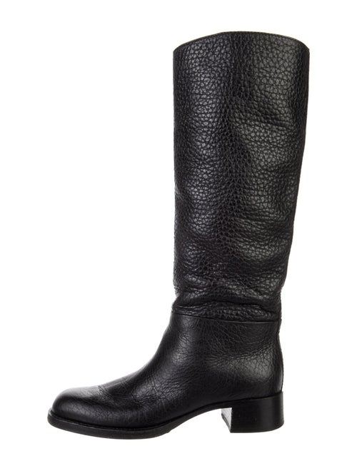 Prada Leather Riding Boots