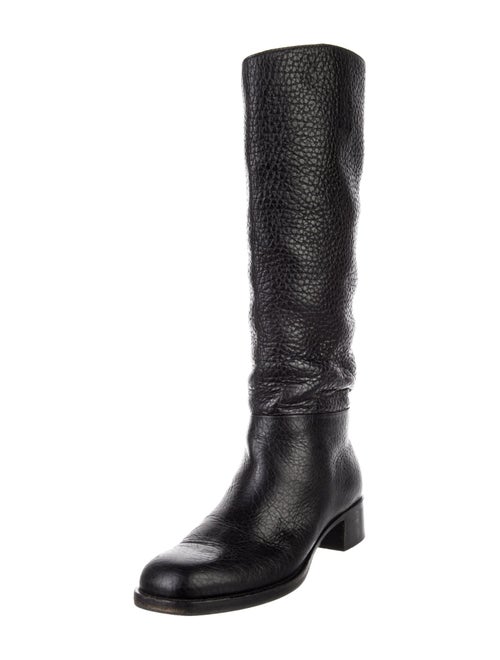 Prada Leather Riding Boots