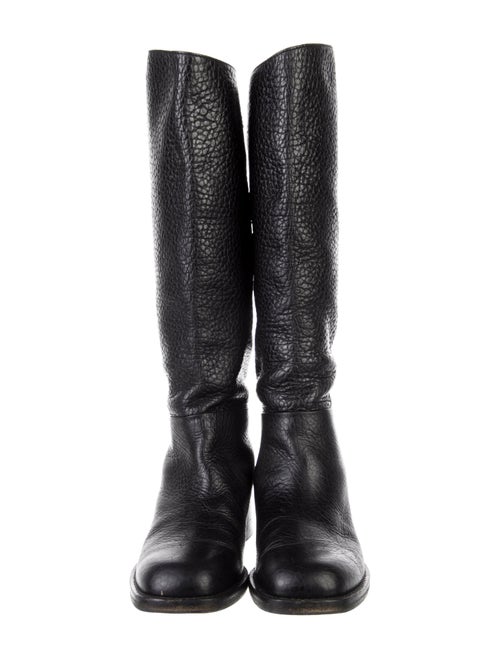 Prada Leather Riding Boots