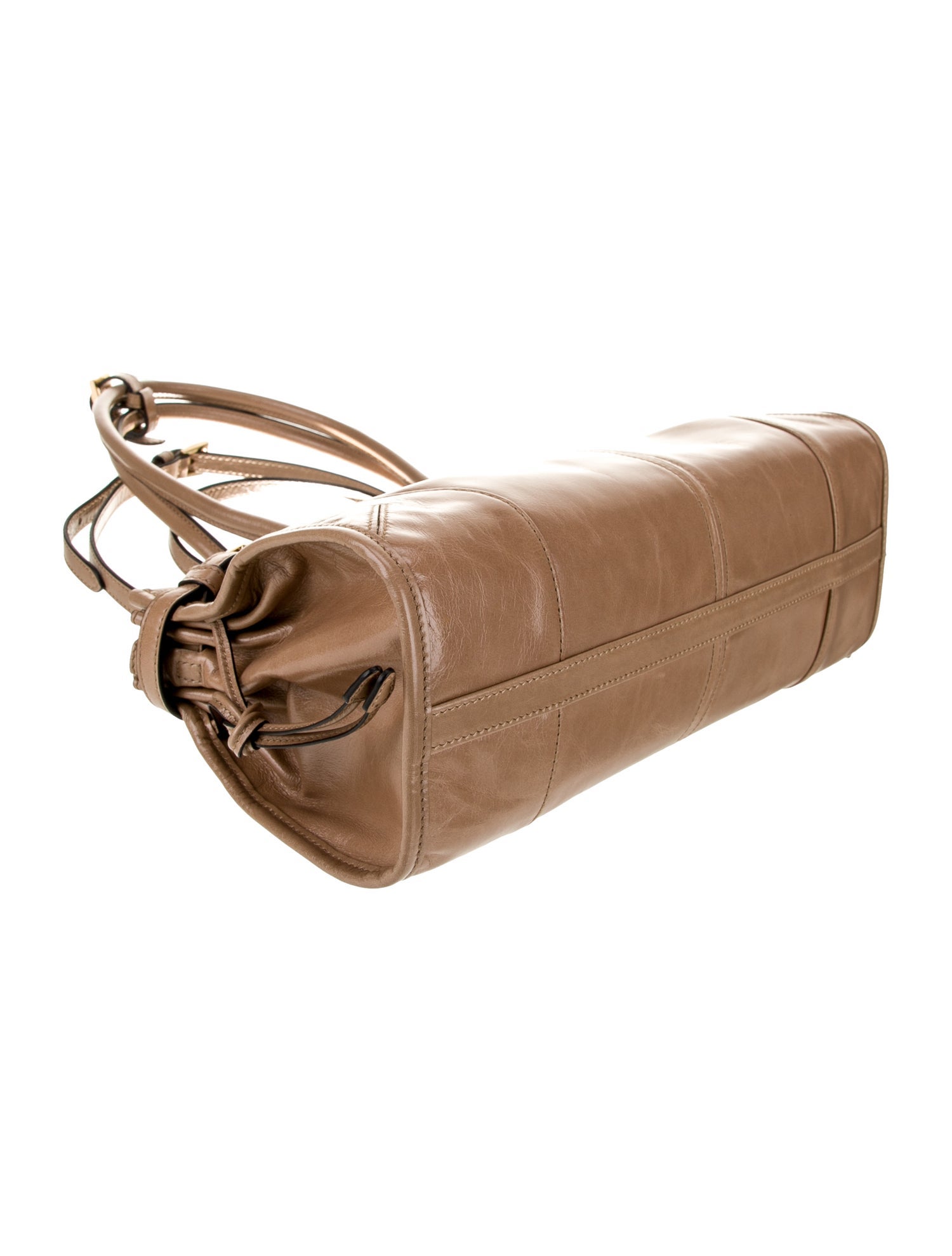 Prada Enameled Metal Triangle Soft Lux Bonnie Medium 2024