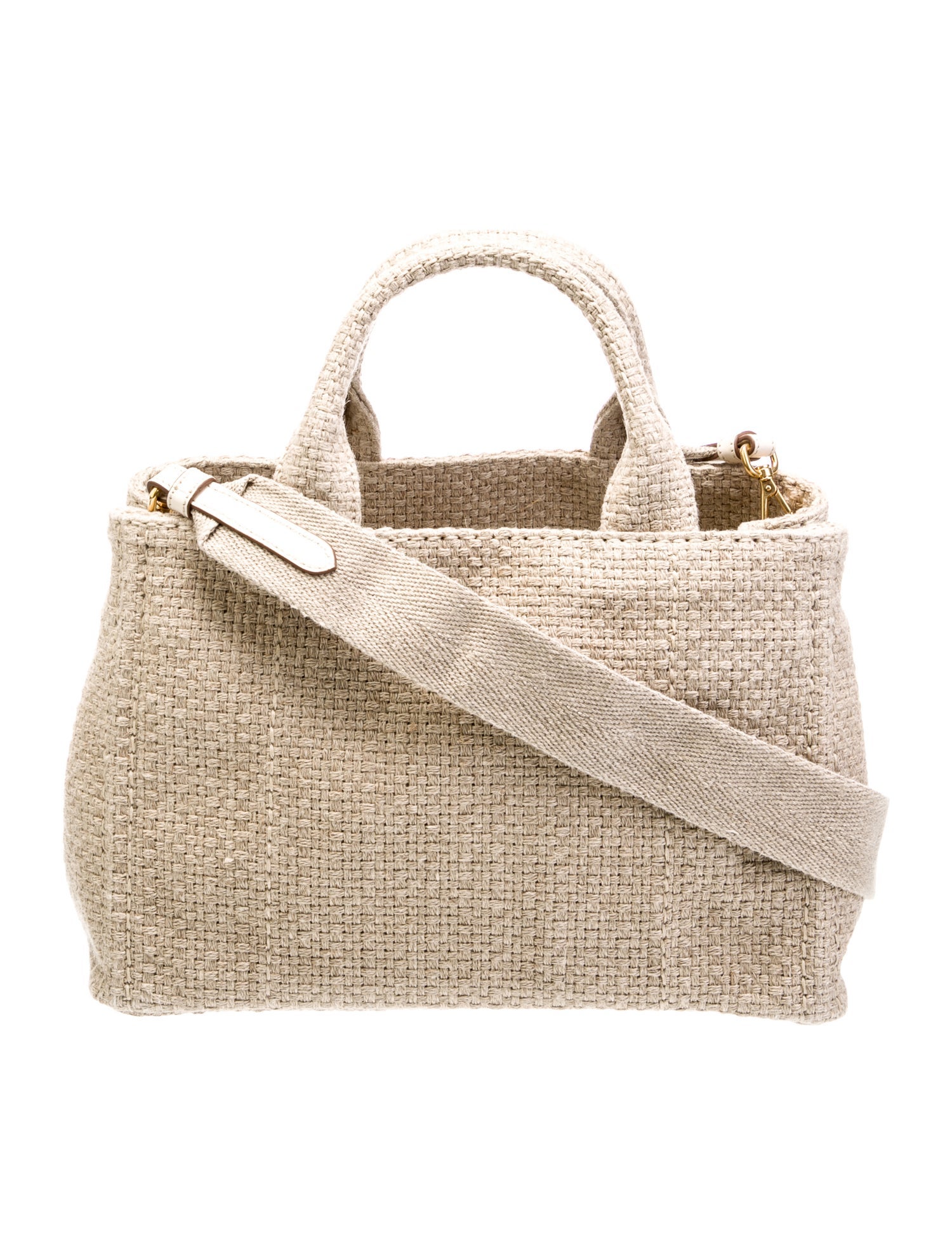 Prada Canvas Messenger Bag