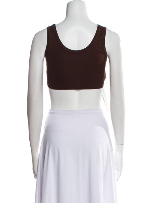Prada 2023 Scoop Neck Crop Top