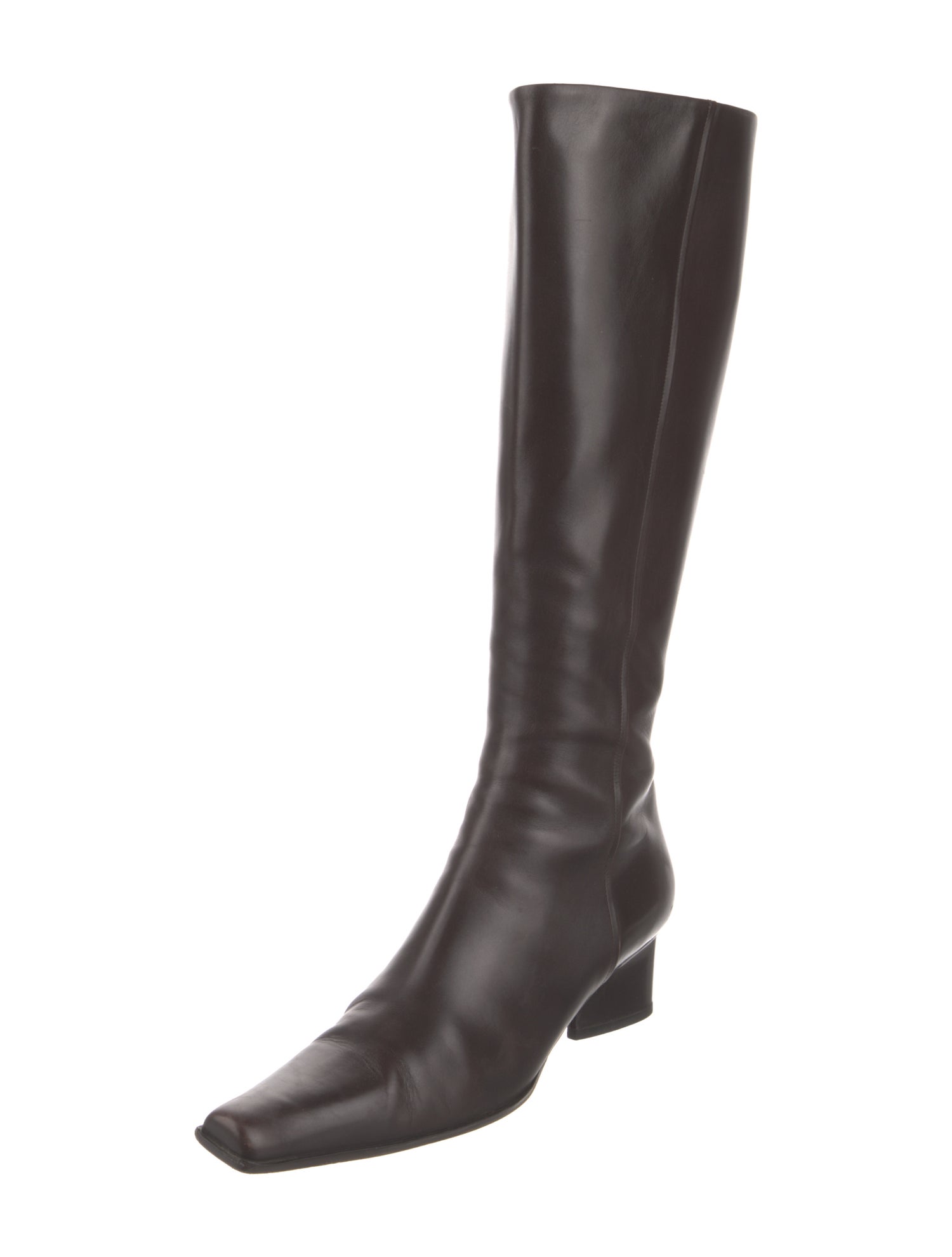 Prada Leather Riding Boots