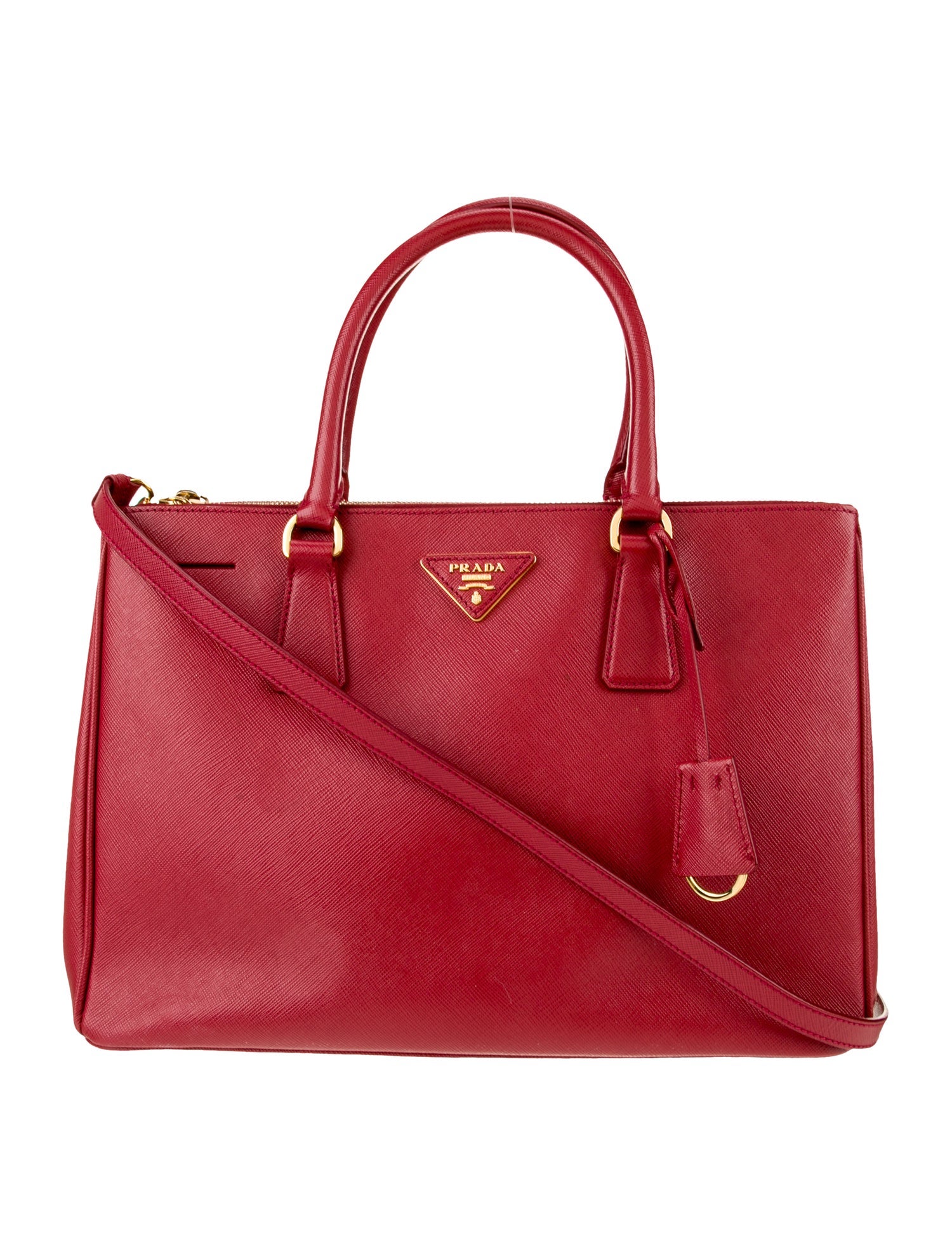 Prada Saffiano Leather Galleria Double Zip Medium