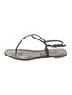 Prada Patent Leather Slingback Sandals