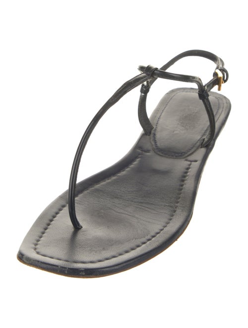 Prada Patent Leather Slingback Sandals