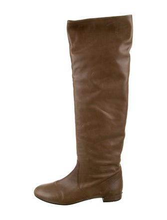 Prada Leather Riding Boots