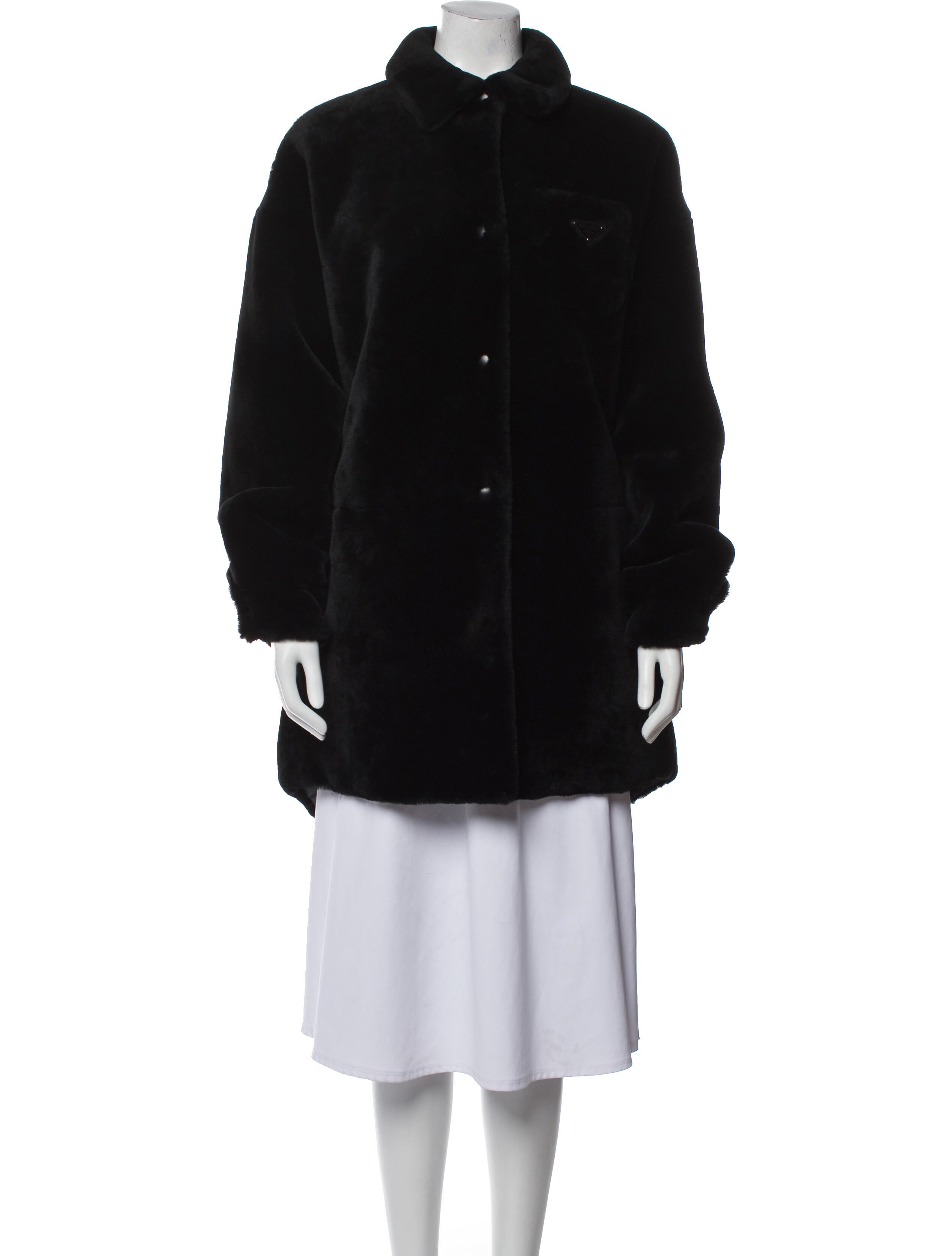 Prada 2022 Reversible Faux Fur Coat w/ Tags