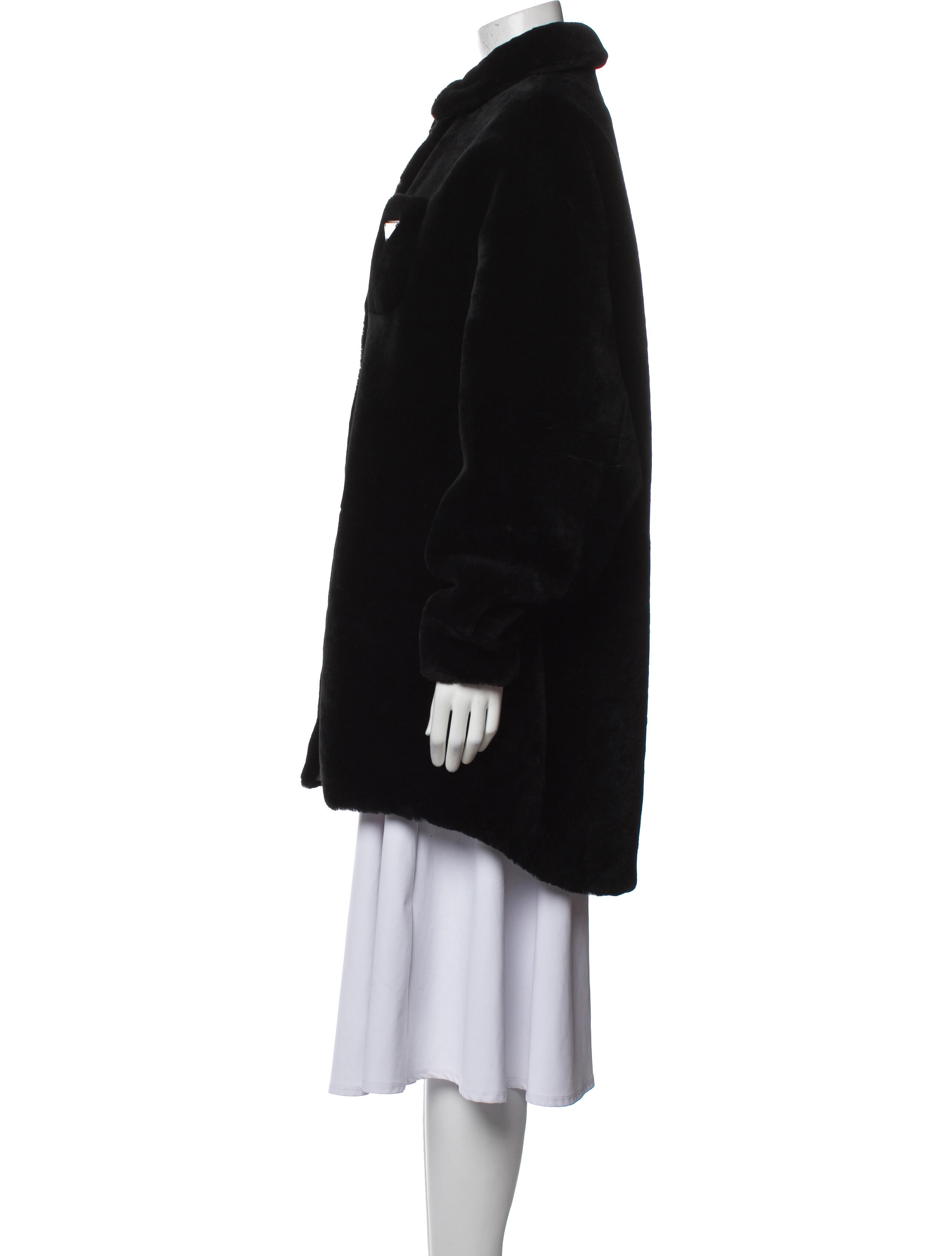 Prada 2022 Reversible Faux Fur Coat w/ Tags