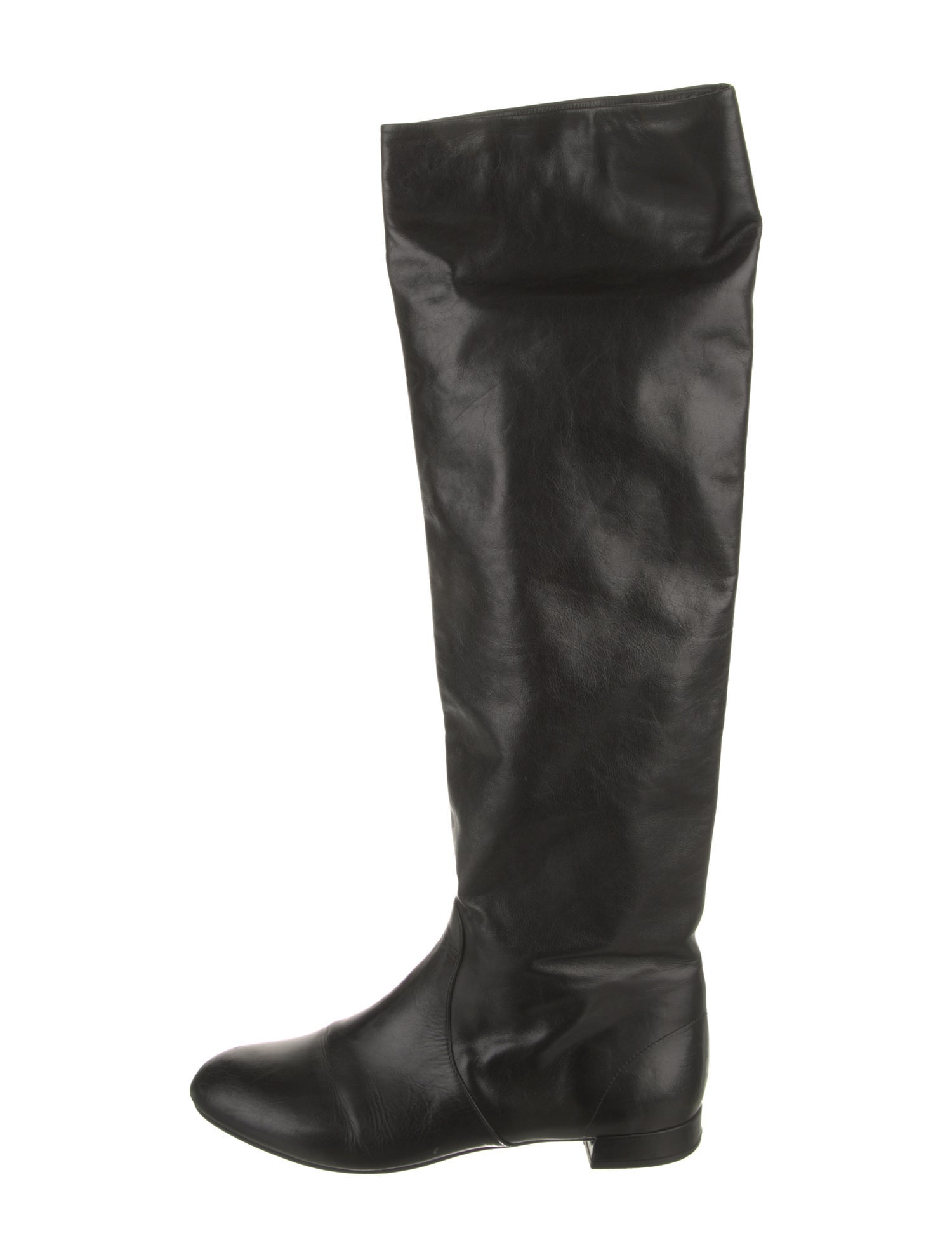 Prada Leather Riding Boots