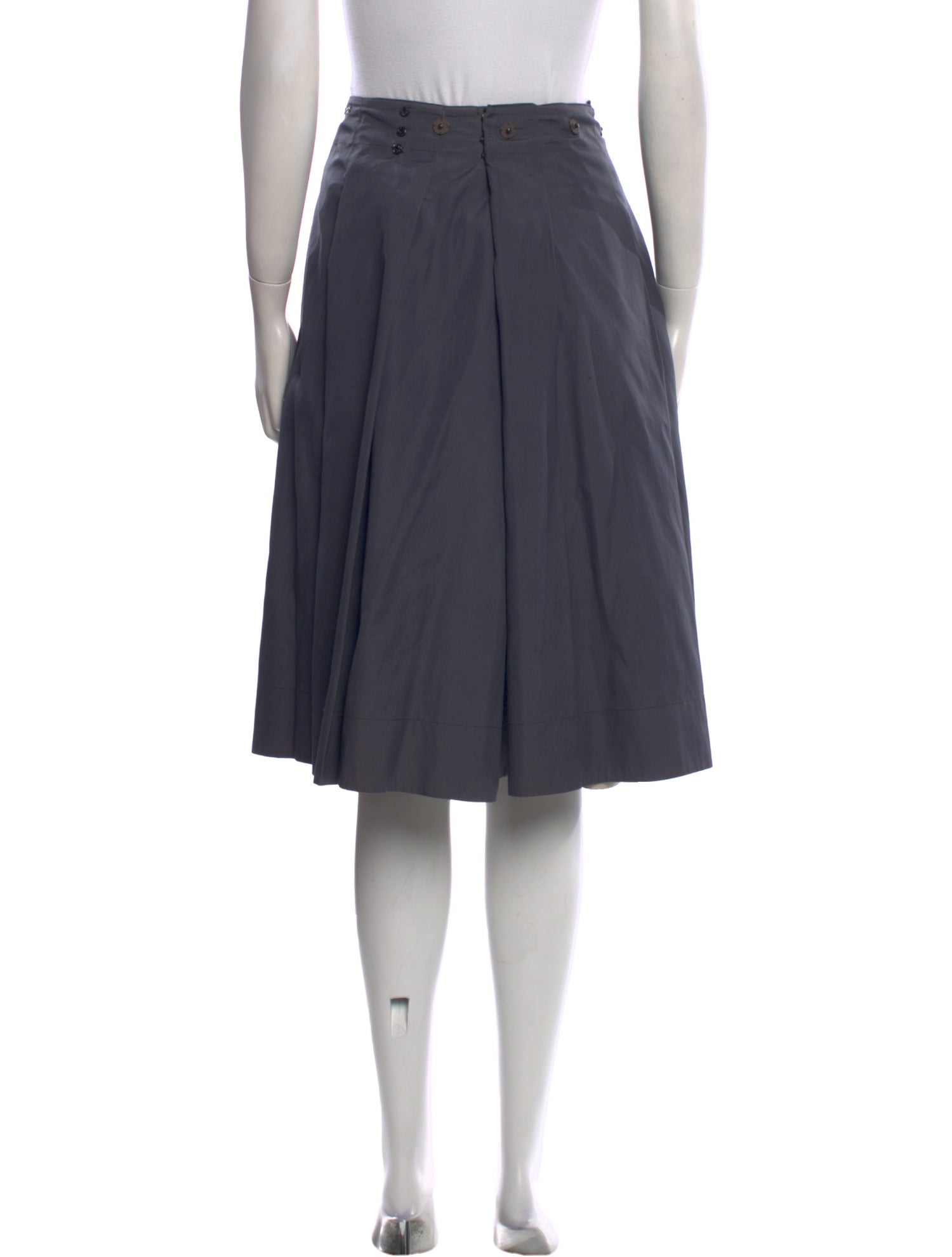 Vintage Knee-Length Skirt