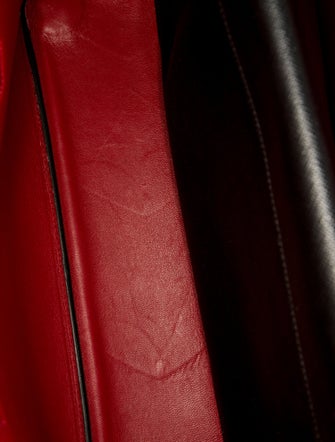 Prada Saffiano Cuir Leather Double Bag Large