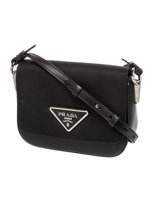 Prada Enameled Metal Triangle Identity