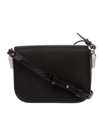 Prada Enameled Metal Triangle Identity