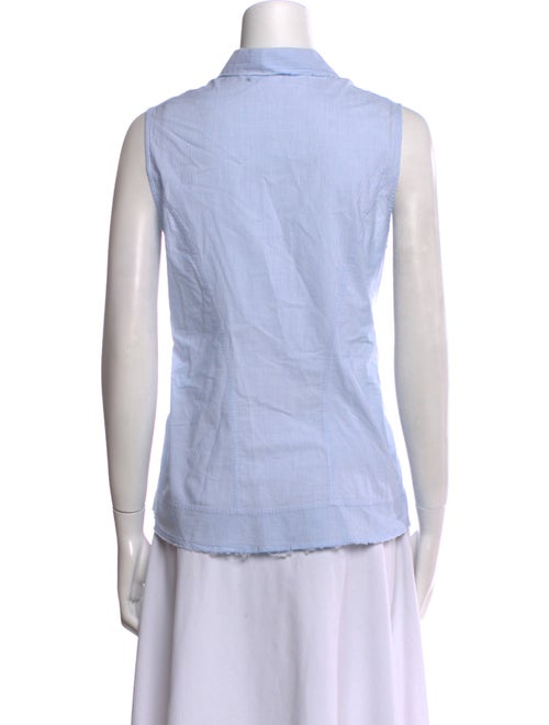 Prada Sleeveless Button-Up Top