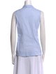 Prada Sleeveless Button-Up Top