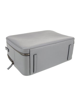 Prada Enameled Metal Triangle Briefcase