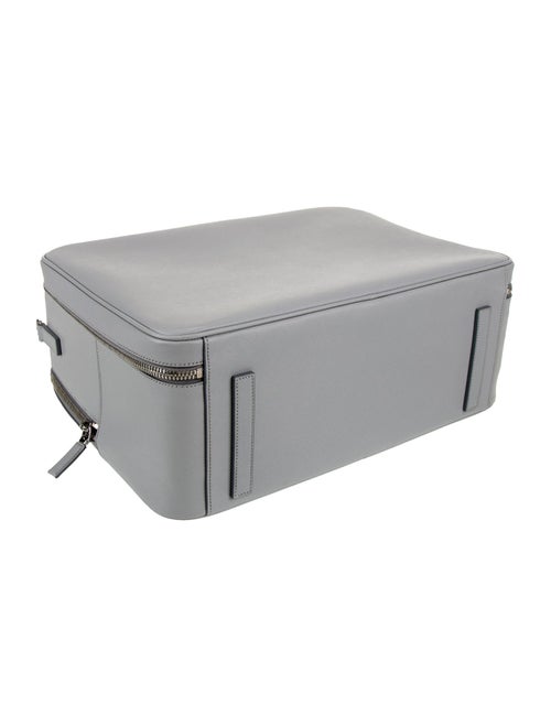 Prada Enameled Metal Triangle Briefcase