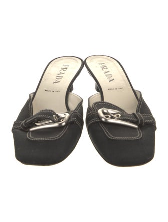 Prada Canvas Mules