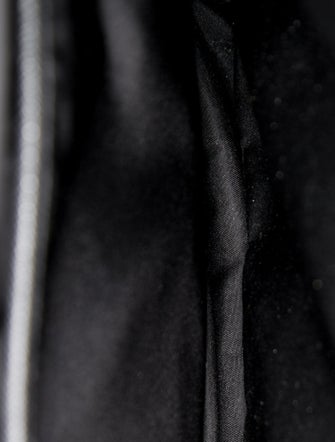 Prada Enameled Metal Triangle Weekender Bag