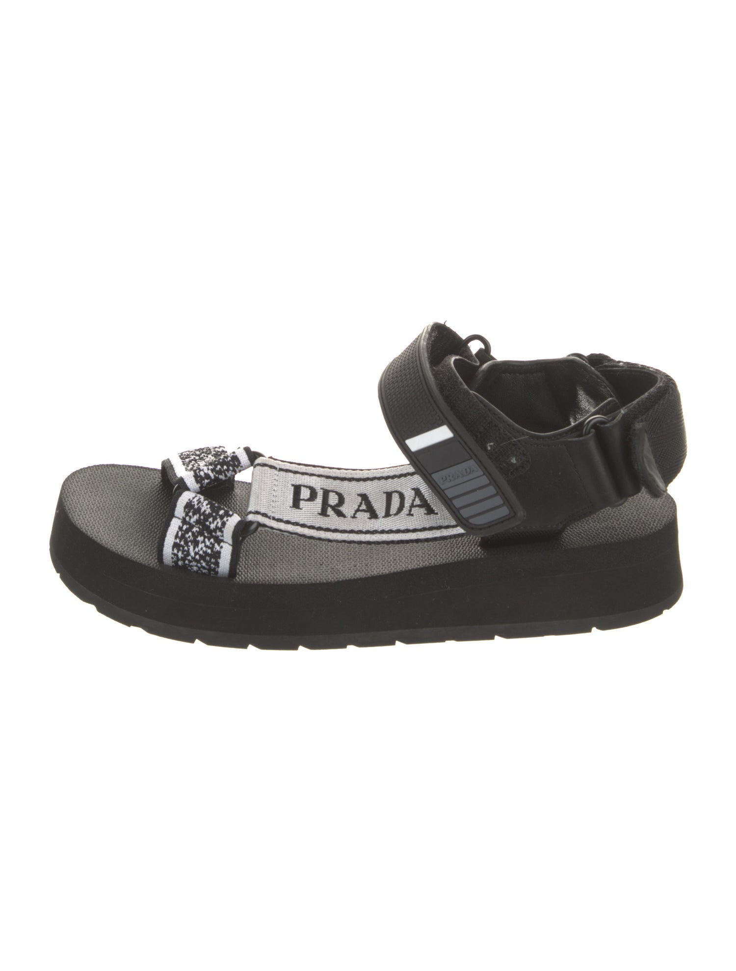 Prada Rubber Printed Sandals