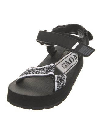 Prada Rubber Printed Sandals
