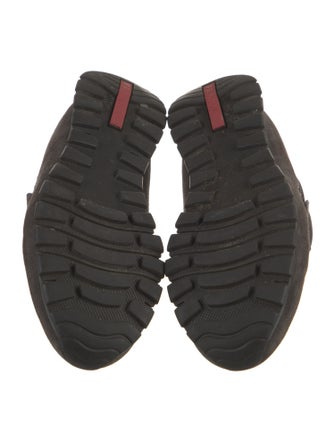 Prada Sport Suede Lace-Up Boots