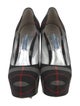 Prada Plaid Print Pumps