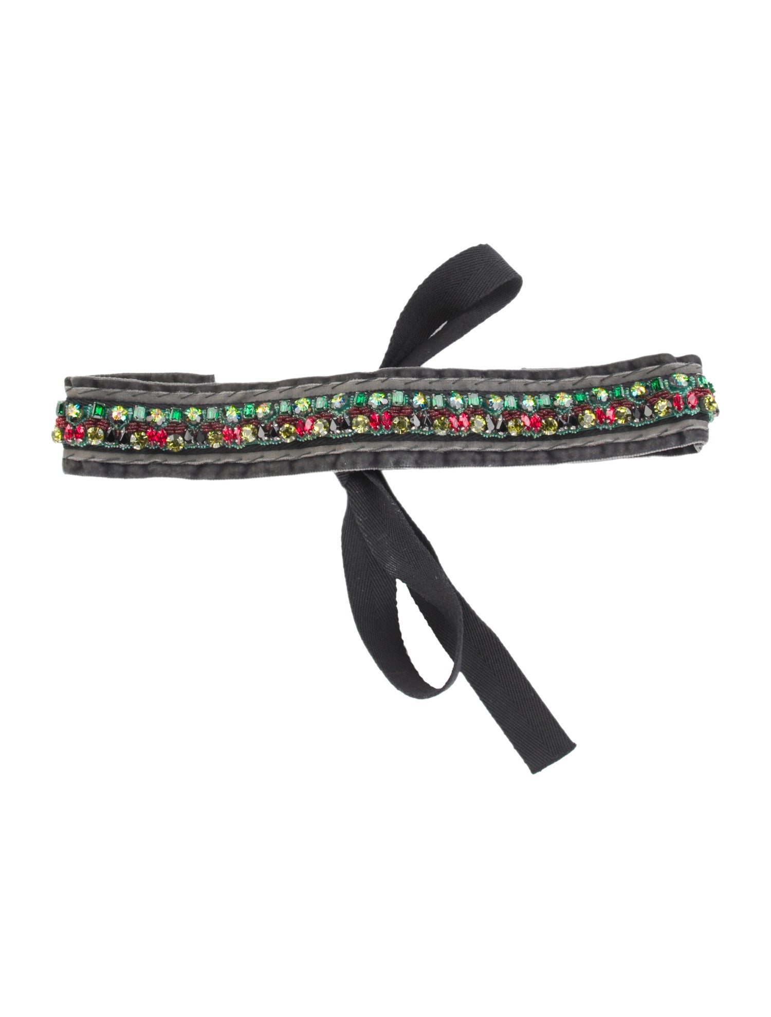 Prada Velvet Waist Belt