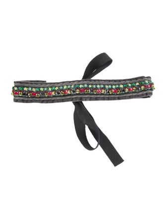 Prada Velvet Waist Belt